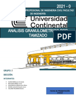 Analisis Granulometrico Por Tamizado