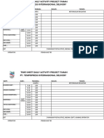 TIMESHEET TID Daily Activity