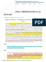 ROMEO M. ESTRELLA v. COMMISSION ON ELECTIONS, Et Al. 429 SCRA 789 (2004)