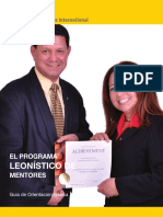 Guía del Programa Leonístico de Mentores