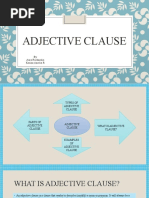 Adjective Clause: by Aura Rachmalia Karina Amelia R