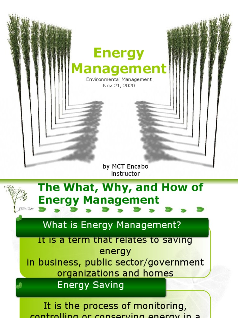 28 EM Energy Management PDF Energy Conservation Nature
