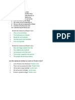 Passive Voice Answer Key