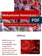 Mekanisme Hemostasis I