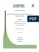 Análisis Financiero - Primax Comercial Del Ecuador