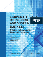 Corporate Social Responsibility and Sust