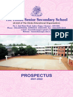 The Hindu Senior Secondary School Prospectus 2021-22