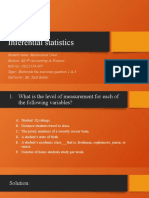 Statistics Presentation