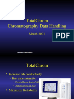 Totalchrom Chromatography Data Handling: March 2001