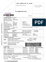 Visa Application Form: Assistant High Commission of India