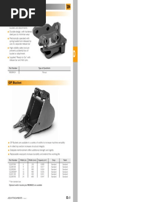 Manual Quickhitch: Issue 1 | PDF | Loader (Equipment