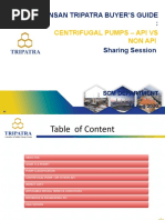 Insan Tripatra Buyer'S Guide:: Centrifugal Pumps - Api Vs Non Api