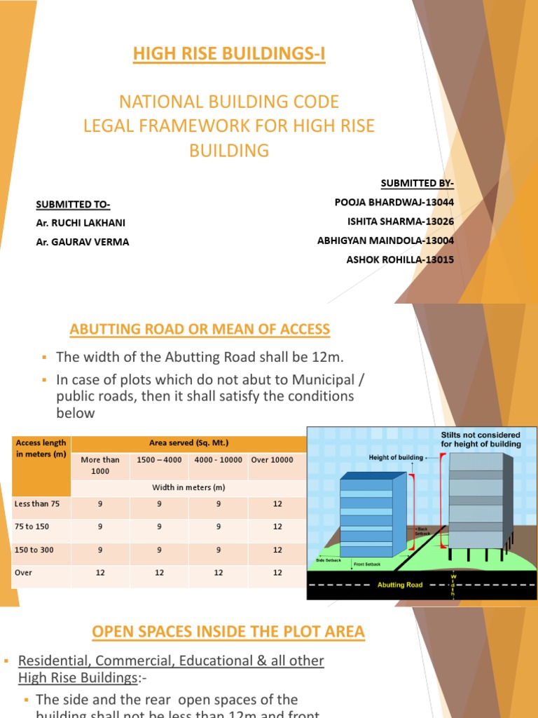 High Rise Building Regulations Overview | PDF | Duct (Flow) | Elevator