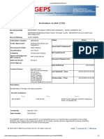 Bid Notice Abstract: Invitation To Bid (ITB)