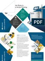 Rewriting The Rules in Continuous Ink Jet Printing: Domino Design