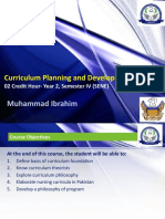 Curriculum Planning and Development (CPD) : Muhammad Ibrahim