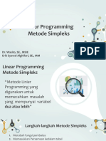 Linear Progamming Metode Simplex 1