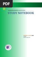 Study Notebook: Learning Delivery Modalities Course For Teachers