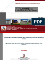 Design Catalogue: FOR Reconstruction of Earthquake Resistant Houses