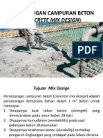 Perancangan Campuran Beton New