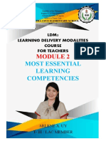Module 2 Most Essential Learning Competencies For Upload