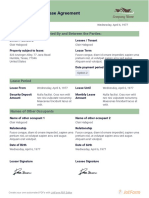 Month To Month Lease Agreement: This Agreement Is Executed by and Between The Parties