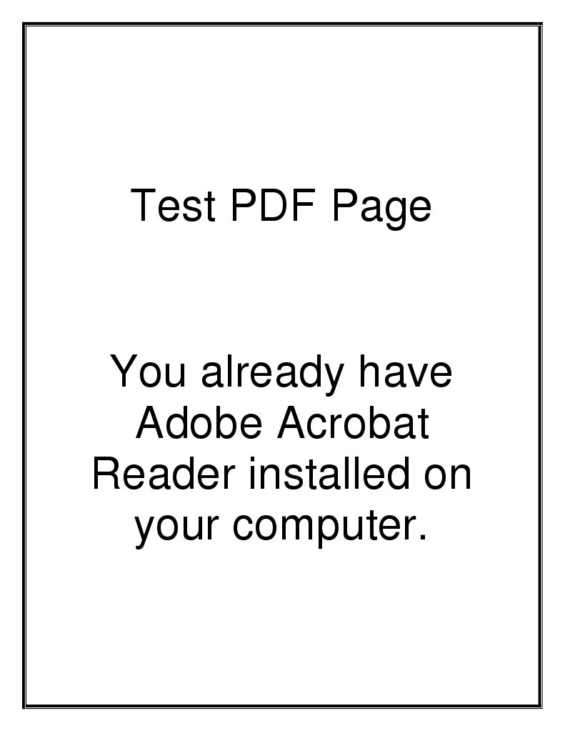 Test PDF Sample Document | PDF