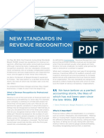 New Standards in Revenue Recognition