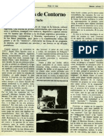 SARLO, B., Los Dos Ojos de Contorno, 1981