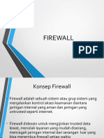 Firewall Konsep dan Fungsi