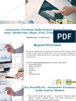 Automotive Premium Audio System Market Report 2019