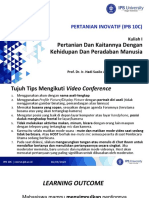 1 Pertanian Dan Kaitannya Dengan Kehidupan Dan Peradaban Manusia