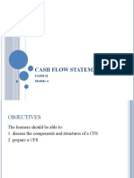 Cash Flow Statement (CFS) : Fabm Ii