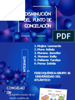 Disminución Del Punto de Congealación