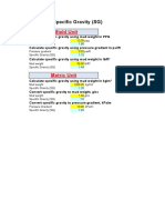 7 Calculate Specific Gravity