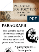 Paragraph-Expository Text