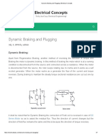 Dynamic Braking and Plugging - Electrical Concepts