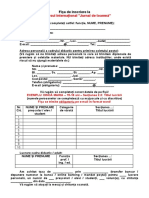 Fisa de Inscriere - C.I. Jurnal de Toamna 2020