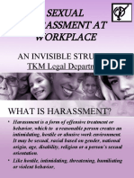 Sexual Harassment at The Workplace - An Overlook