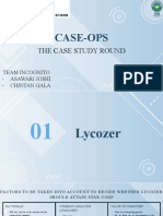 Case-Ops: The Case Study Round