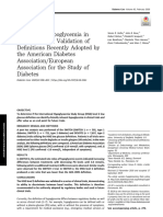 Redefining Hypoglycemia in Clinical Trials: Validation of Definitions Recently Adopted by The American Diabetes Association/European Association For The Study of Diabetes