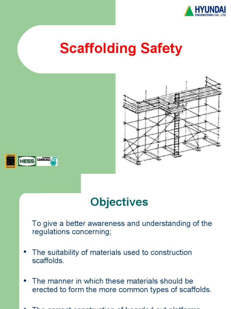 Hse Bms 018 Scaffolding Safety Pdf Scaffolding Manufactured Goods