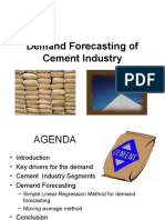 Demand Forecasting of Cement Industry