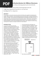 Suction Piles and Suction Anchors For Offshore Structures: Sangchul - Bang@sdsmt - Edu