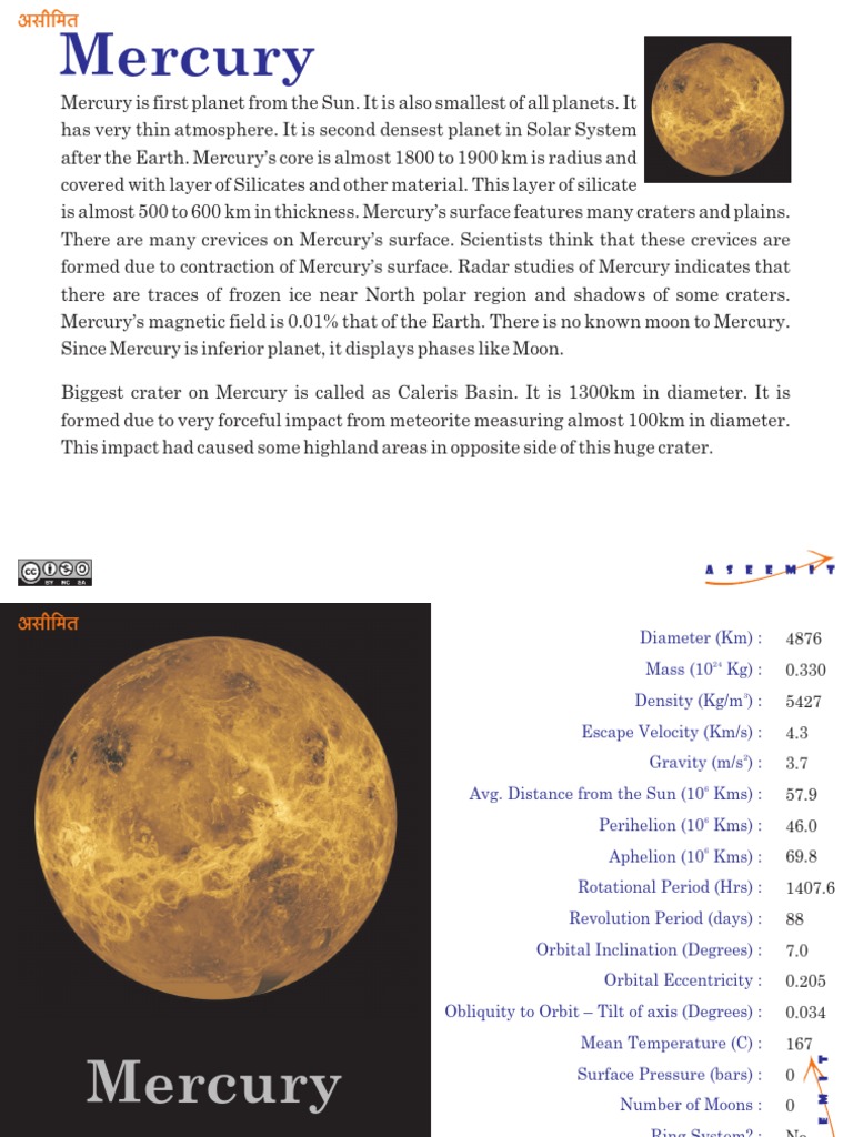 English Planet Book 1 | PDF | Jupiter | Mercury (Planet)