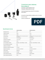 Datasheet Conectores MC4 Macho-E-Femea