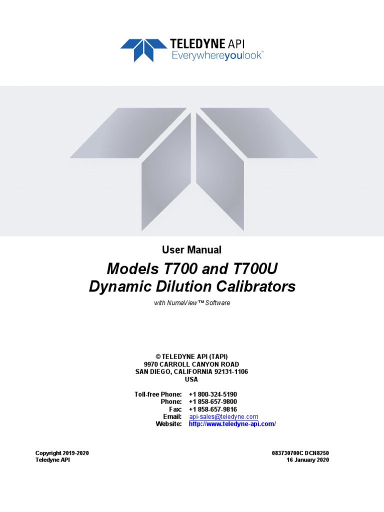 T700-T700U NVS Manual-083730700 | PDF | Input/Output