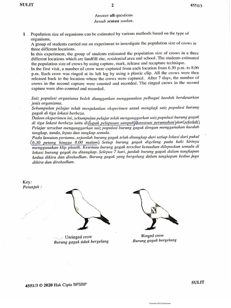 Sbp Biologi K3 Trial Spm 2020