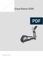 Club Series Cross-Trainer (CSX) : Operation Manual