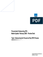Procurement Outsourcing (PO) Market Update: February 2008 - Preview Deck Topic: Outsourcing The Procure-to-Pay (P2P) Process